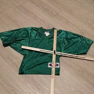 Pro Logo Mens green Short Sleeve V Neck Pullover sports jersey Youth